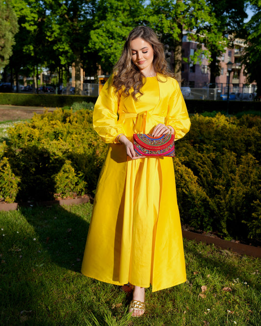 Aurora Red - Rainbow Crystal Clutch