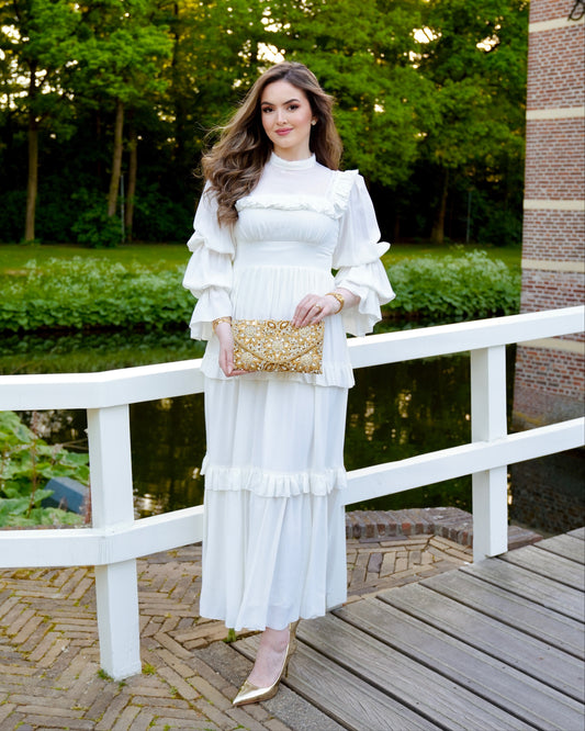 Goldelle - Gold & Silver Crystal Clutch