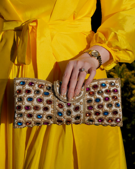 Divina - Crystal Bow Clutch