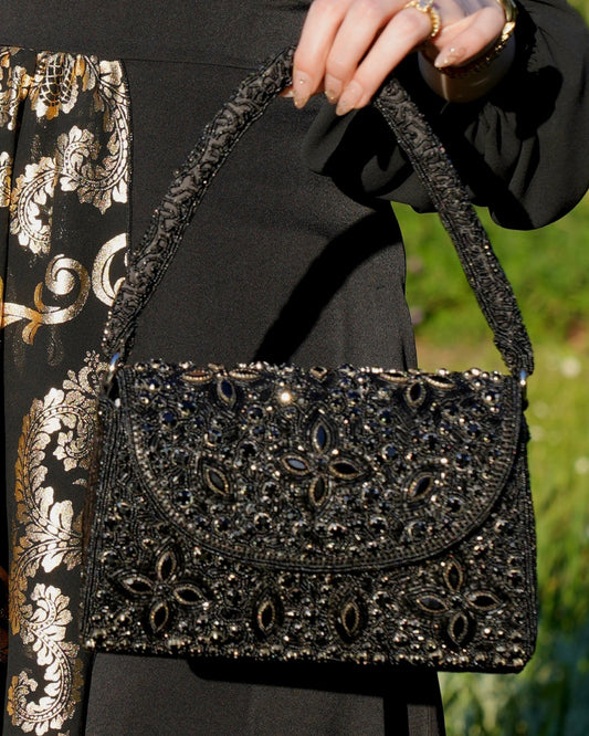 Noiré - All Black Top Handle Bag